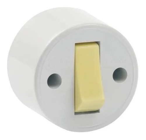 Kit 20 Interruptor Redondo 1 Tecla Interruptor Externo