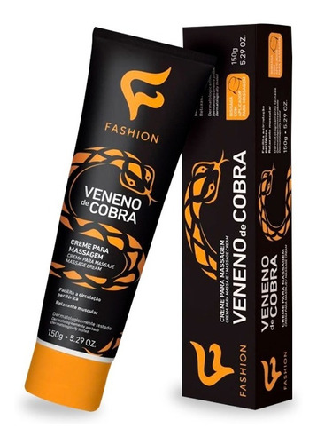 Kit 3 Pomada Veneno De Cobra Fashion Massageador