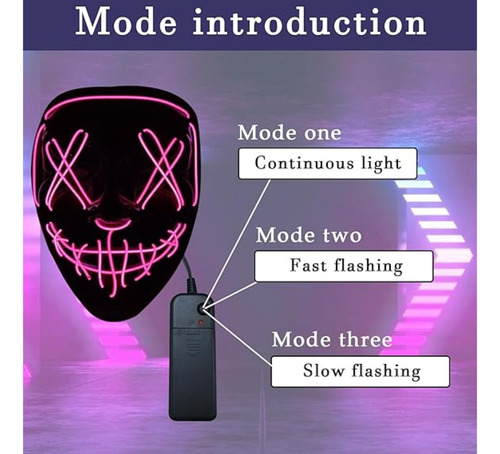 Pack Máscaras De La Purga Luces Led X8 Genérico