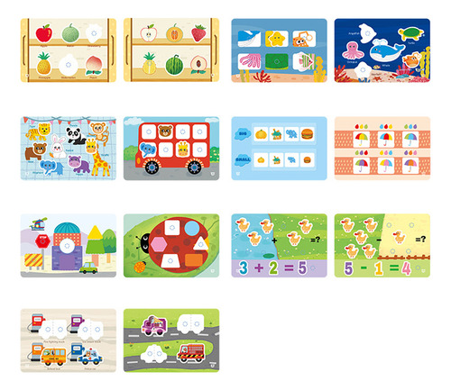 Libro Silencioso Para Niños, Libro Interactivo Montessori