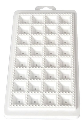 Raviolera Placa Molde Para Ravioles De Plástico Color Blanco