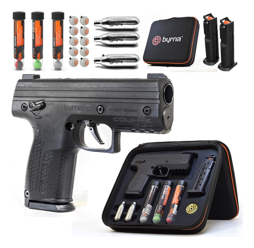 Kit Pistola Byrna Defensa Estuche + Accesorios Y Municiones