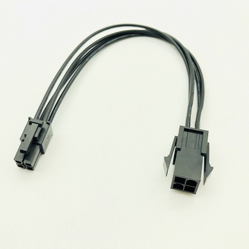 Cable Conversor 4 Pin Macho A 4 Pin Hembra Power Atx Pc Cpu