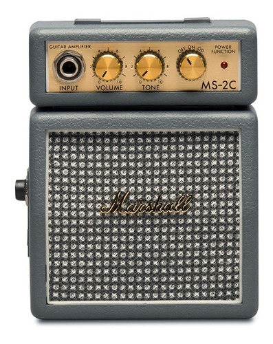 Mini Amplificador Marshall De Guitarra Electrica Ms-2 Gris
