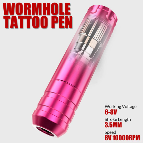 Kit De Tatuaje Wormhole Tattoo Máquina Rotativa Completa