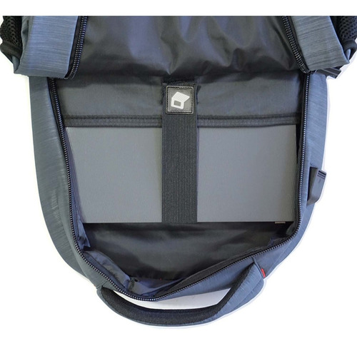 Mochila Laptop Usb Reforçado 4 Compartimientos Travel Blue