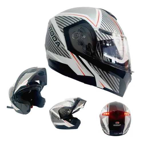 Casco roda con luz new arrivals