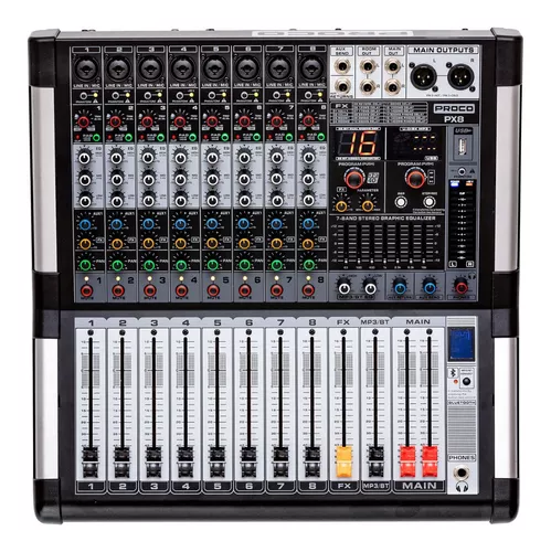 ✓ PARTE 2 ✓ TUTORIAL ⚠️ CONSOLA DE AUDIO/MIXER ANALOGICA: Encendido  correcto POWER PRO 