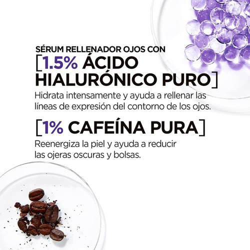 Serum De Ojos Revitalift Loreal Paris Ácido Hialurónico
