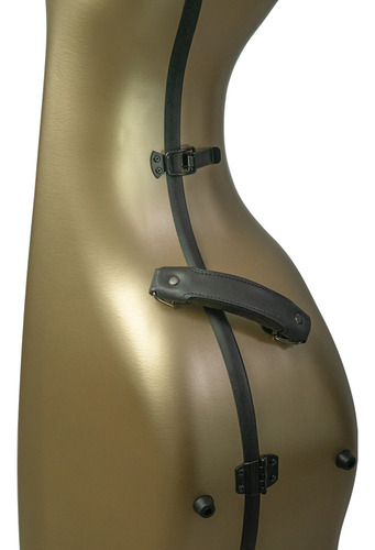 Estojo Case Cello Violoncelo 4/4 Fibra Luxo Com Rodinha