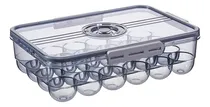 Comprar Contenedor De Huevos Con Tapa- Huevera-porta Huevos Para 24
