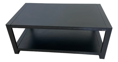 Mesa Ratona Living Mod Tavoline Linea Total Black Industrial