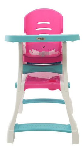 Silla Alta Prinsel Caddy 2 En 1 Rosa