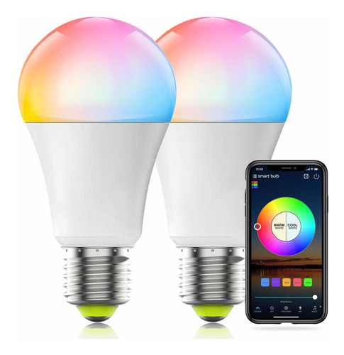 Bombilla Inteligente Haodeng Wifi Led Smart Bulb - Regul Bbn