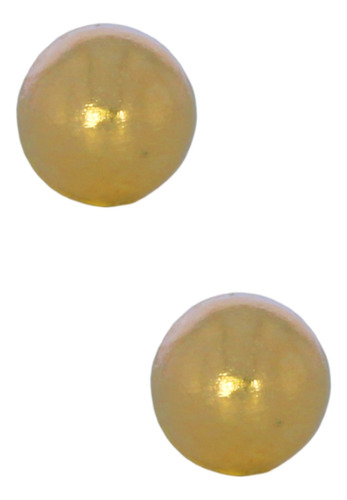 Aretes Oro Amarillo 14k Bola Gde Dormilona Stellina