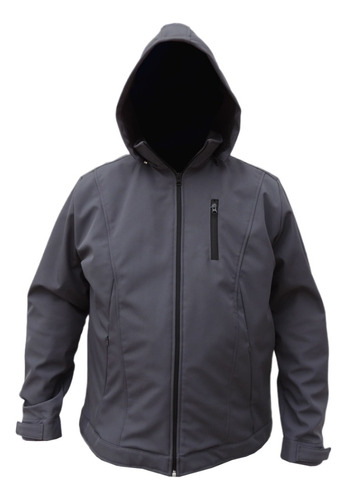Campera Soft Shell Talle Especial Grande Impermeable Hombre 