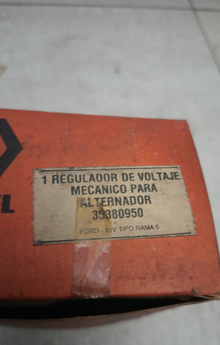 Reguladores Voltaje Indiel 12v F-100, Falcon, Taunus, R4,504
