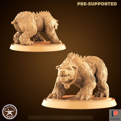 Miniatura Tauren Druida Forma De Oso World Of Warcraft