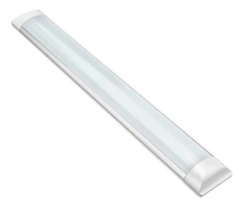 Kit 50 Luminaria Led Sobrepor Linear 18w 6500k Bivolt 60cm