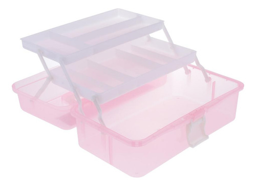 Grande De Ferramentas De Três Camadas Do Agregado Rosa.