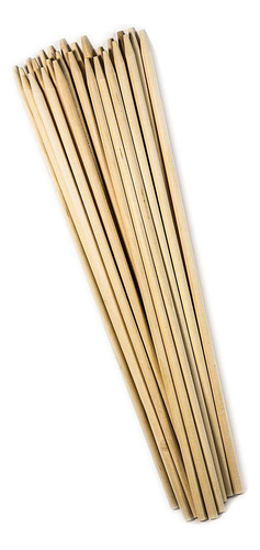 Brochetas De Bambú De 18 Pulgadas, 100 Unidades, Inclu...