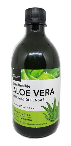 Aloe Vera Bebible 100% Natural Natier Defensas X500ml 