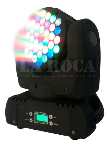 Cabezal Movil Led Dmx 36 X 3w Rgbw Audioritmico - Automatico