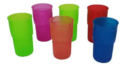 Vaso Plastico Reutilizable 850 Ml Plastico Duro 20 Piezas 