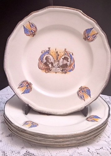 Platos Alfred Meakin De Colección, Año 1945 , Conmemorativos