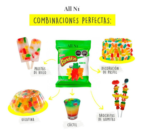 Imagen 4 de 6 de Panditas Ricolino 1 Kg