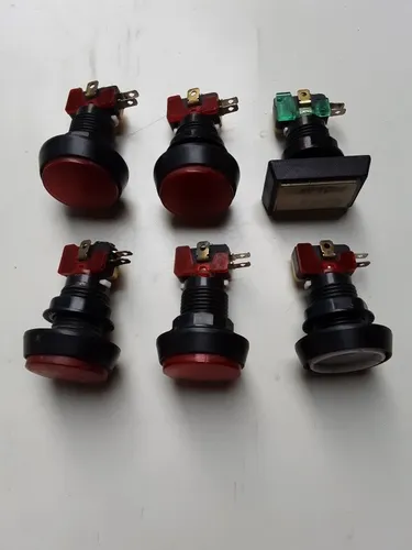 Boton Pulgador Rojo Usados (Usado)