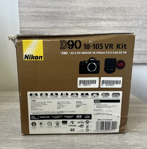 Camera Nikon D90 + Lente Nikon 18-105 Vr | MercadoLivre