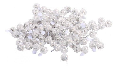 100pcs/led Globo Luces Mini Bolas Redondas Lámparas De Flash