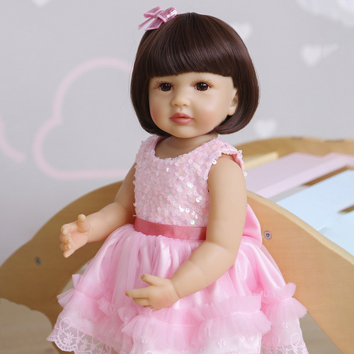 Art Doll Decdeal, 22 Pulgadas, Silicona Para Bebé, Cuerpo Co