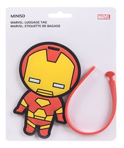 Tag Identificador De Bagagem  Marvel Miniso - Homem De Ferro