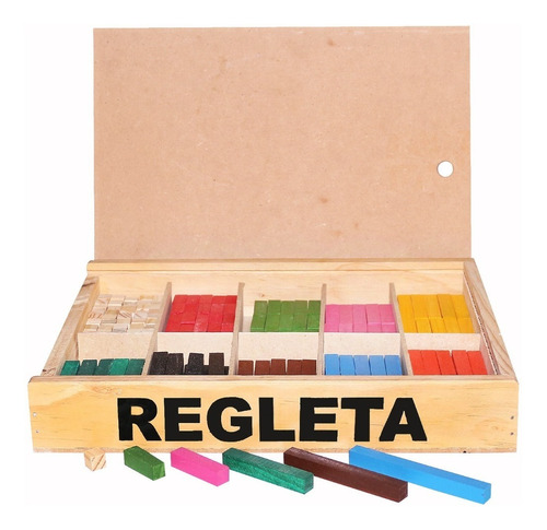 Juego De Mesa Didáctico Matemático Regleta Fina