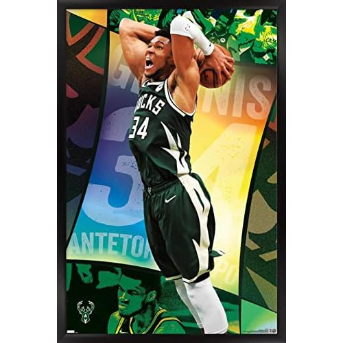 Póster De Pared De Giannis Antetokounmpo #21 De Milwau...