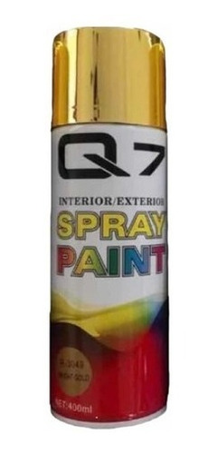 Spray Metalizado Dorado Pintura Calidad Tienda