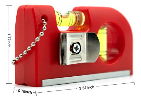 Nivel De Burbuja Magntico Mini Con Bolsa - Sanung