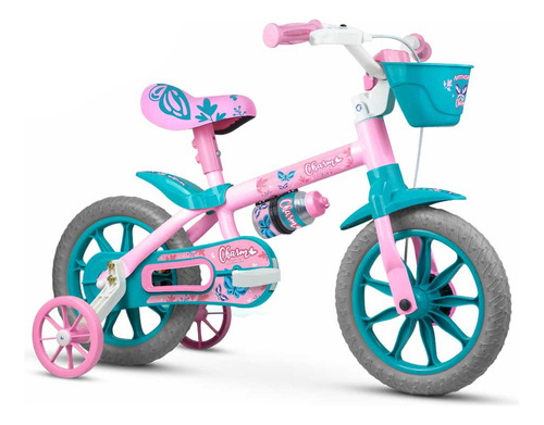 Bicicleta Infantil Com Rodinhas - Aro 12 - Charm - Nathor