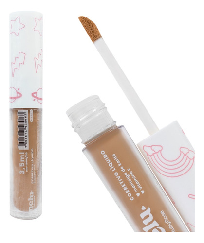 Corretivo Facial Líquido Melu By Ruby Rose Tonalidade Me110