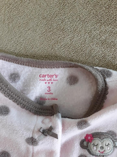 Mameluco Para Niña 3 Meses Carter´s (Usado)