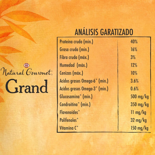 Imagen 2 de 4 de Alimento Grandpet Natural Gourmet Grand Para Perros 15kg