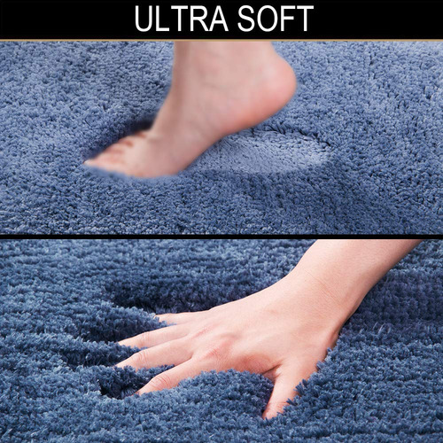 Alfombra De Baño Walensee, Grande, Azul, 60 X 180 Cm, Extra
