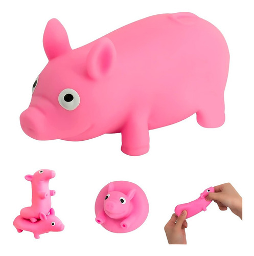 Imagen 5 de 9 de Squishy Pig Chanchito Cerdo Kawaii Relleno Moldeable Toy X1