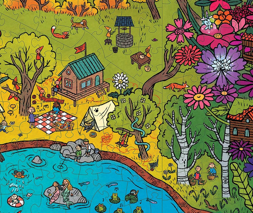 Rompecabezas The Gnomes Homes 1000pza - Magic Puzzle Company