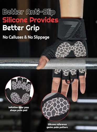 Guantes De Entrenamiento Para Levantamiento De Pesas Con Sop