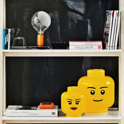 Lego Storage, Cabeza Grande Para Apilar Compatible- Niño Cantidad De Piezas 2