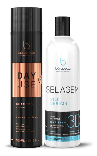 Borabela Selagem Semi Definitiva + Shampoo Day Use 300ml