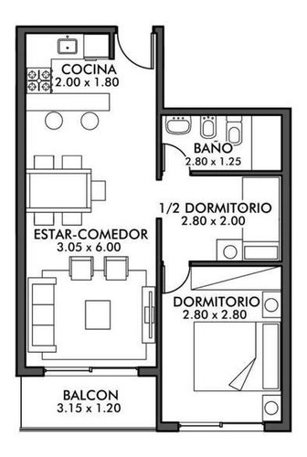 1 Dormitorio Y Medio View Punta Del Este - Aidy Grill